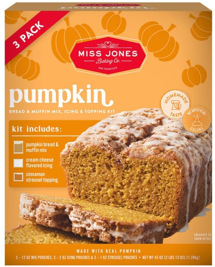 Organic Pumpkin Bread Mix, 15 oz, 3-count
