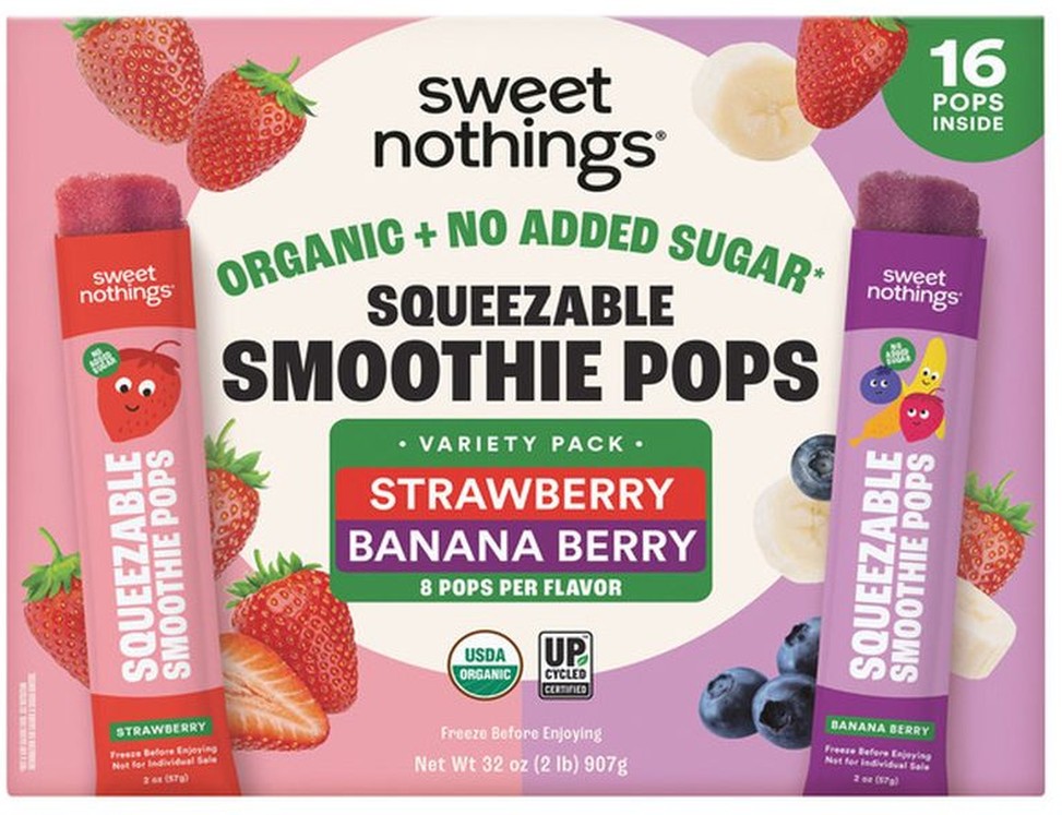 Squeezable Smoothie Pops, Variety Pack, 16-count
