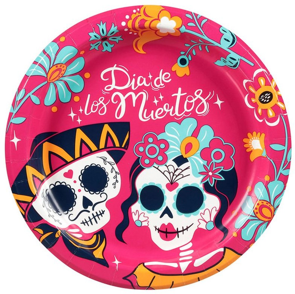 Day of the Dead Plate, 10", 100-count