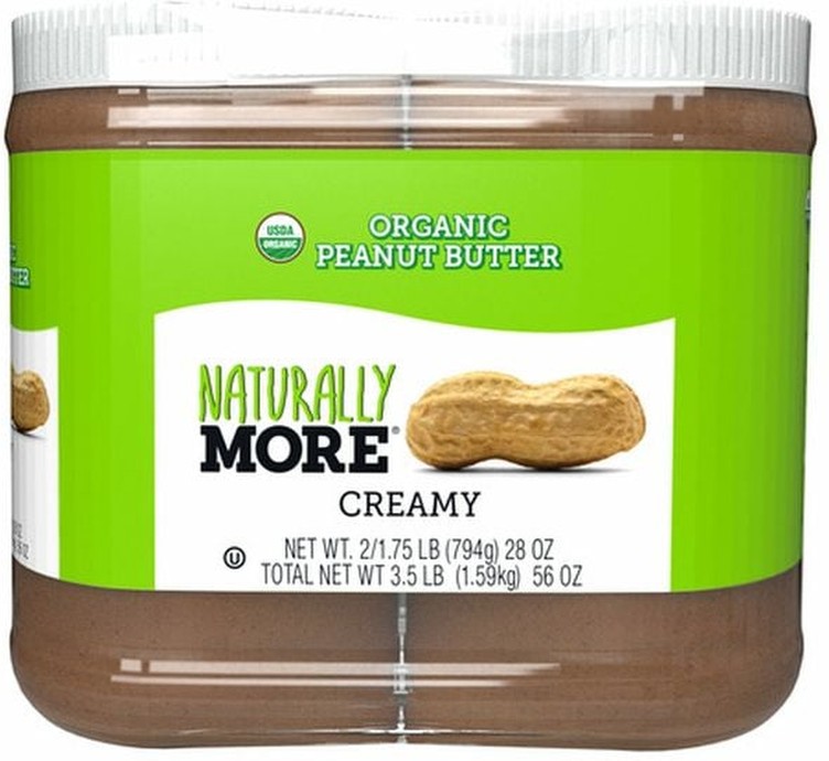 Organic Peanut Butter, 28 oz, 2-count