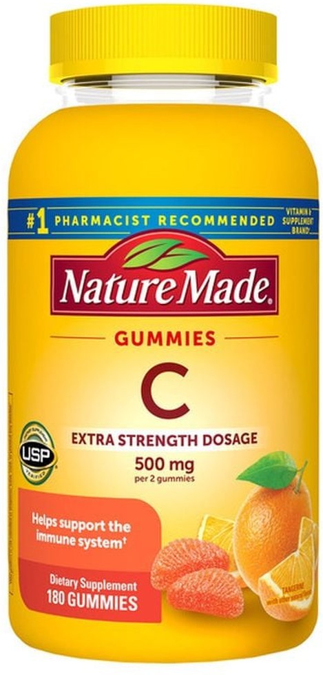 Extra Strength Vitamin C 500mg, 180 Adult Gummies