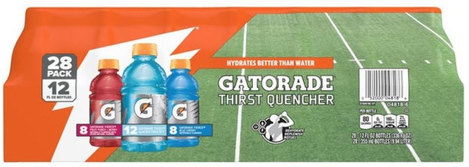 Thirst Quencher, Fruit Punch + Berry/Glacier Freeze/Blue Cherry