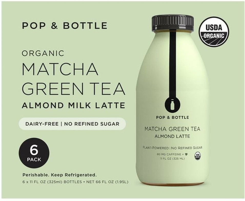 Matcha Green Tea Almond Milk Latte, 11 oz, 6-count