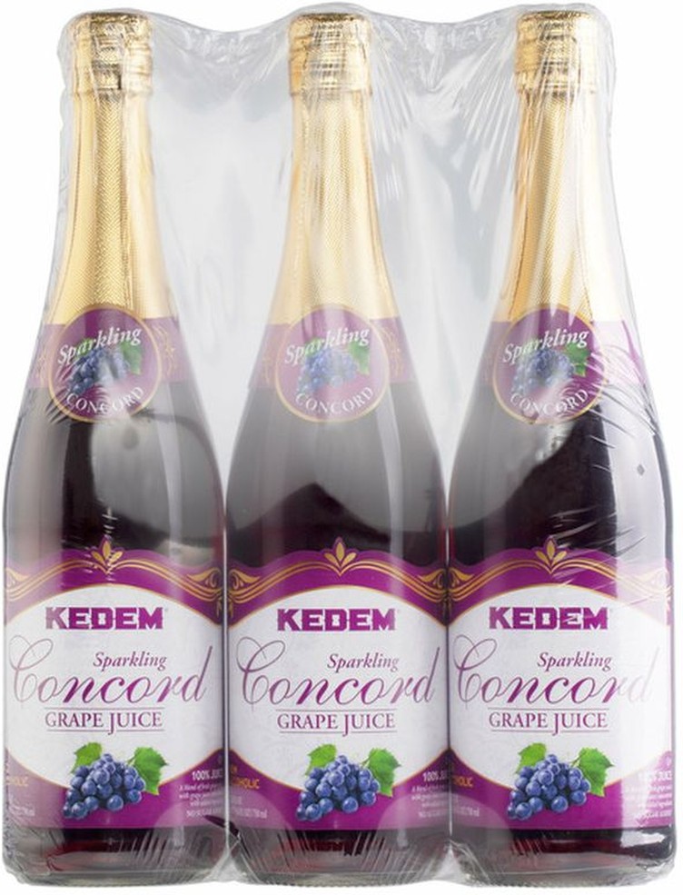 Sparkling Concord Grape Juice, 3 x 25.4 fl oz