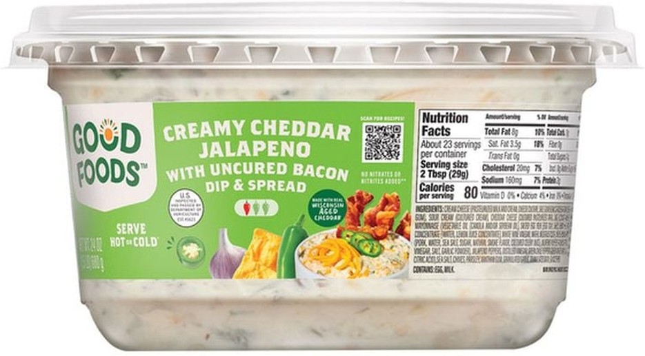 Cheddar Jalapeno Dip, 24 oz