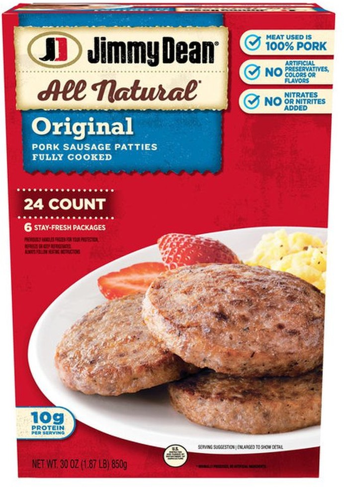 Original Pork Sausage Patties, 30 oz