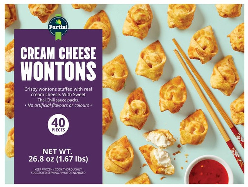 Cream Cheese Wontons, .67 oz, 40-count