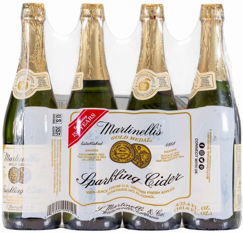 Sparkling Cider, 4 x 25.4 fl oz