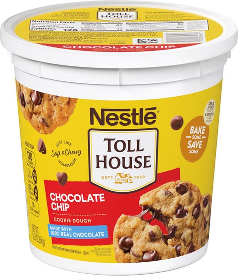 Chocolate Chip Cookie Dough, 5 lbs