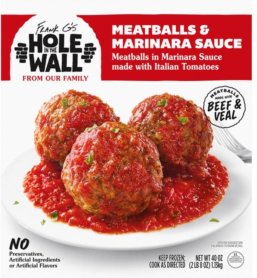 Hole in the Wall Meatball & Marinara Sauce, 40 oz
