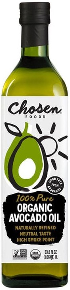 100% Pure Organic Avocado Oil, 1 L