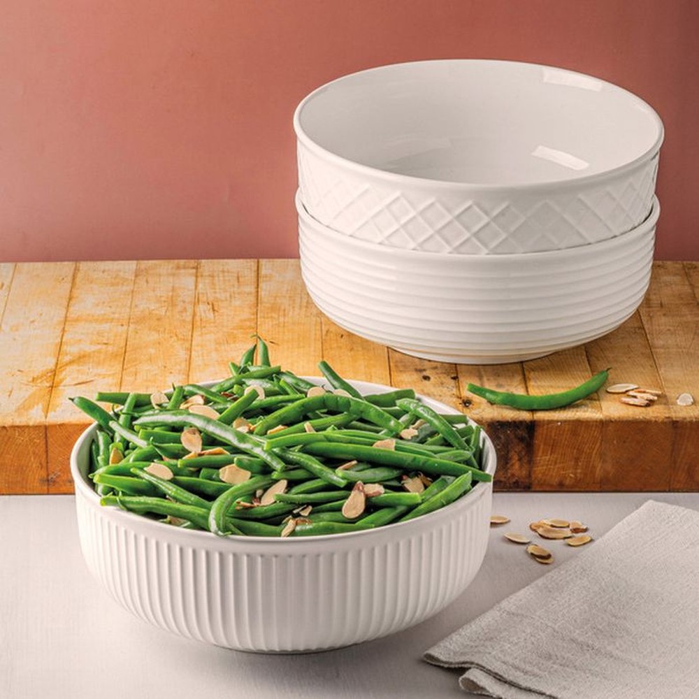 Porcelain Serving Bowl Set, 3-piece