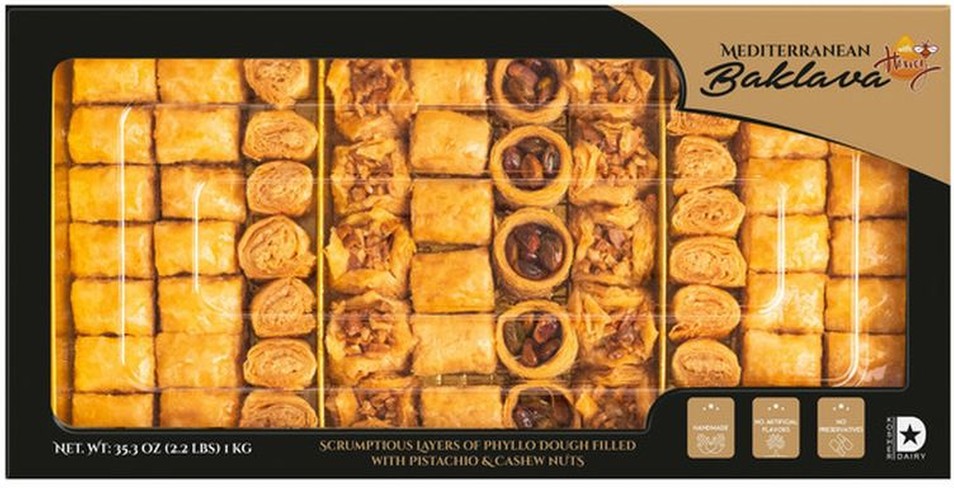 Baklava with Honey All Natural