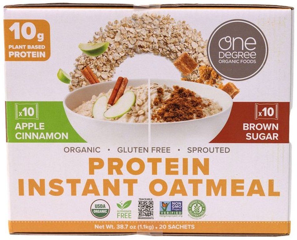 Organic Protein Instant Oatmeal Variety, 2.25 oz, 20-count
