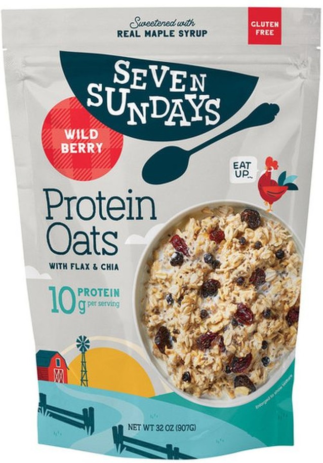 Wild Berry Protein Oats, 32 oz