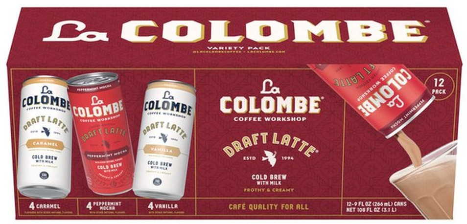 Draft Latte Holiday Variety Pack, 9 fl oz, 12-count