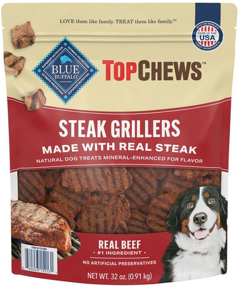 Top Chews Steak Grillers for Dogs, 32 oz