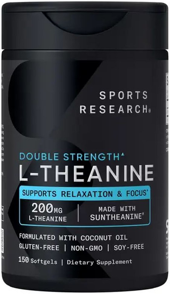 L-Theanine Suntheanine 200 mg, 150 Softgels
