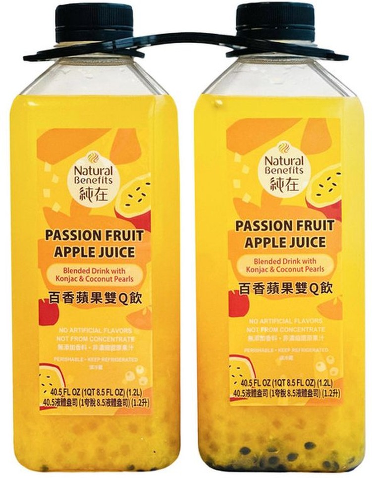 Passion Fruit Apple Blended Juice Drink, 40.5 oz, 2-count