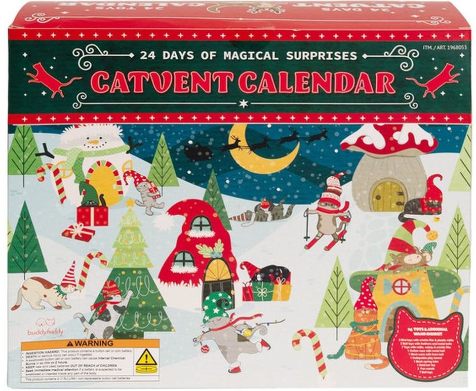 Cat Toy Advent Calendar, 24-count