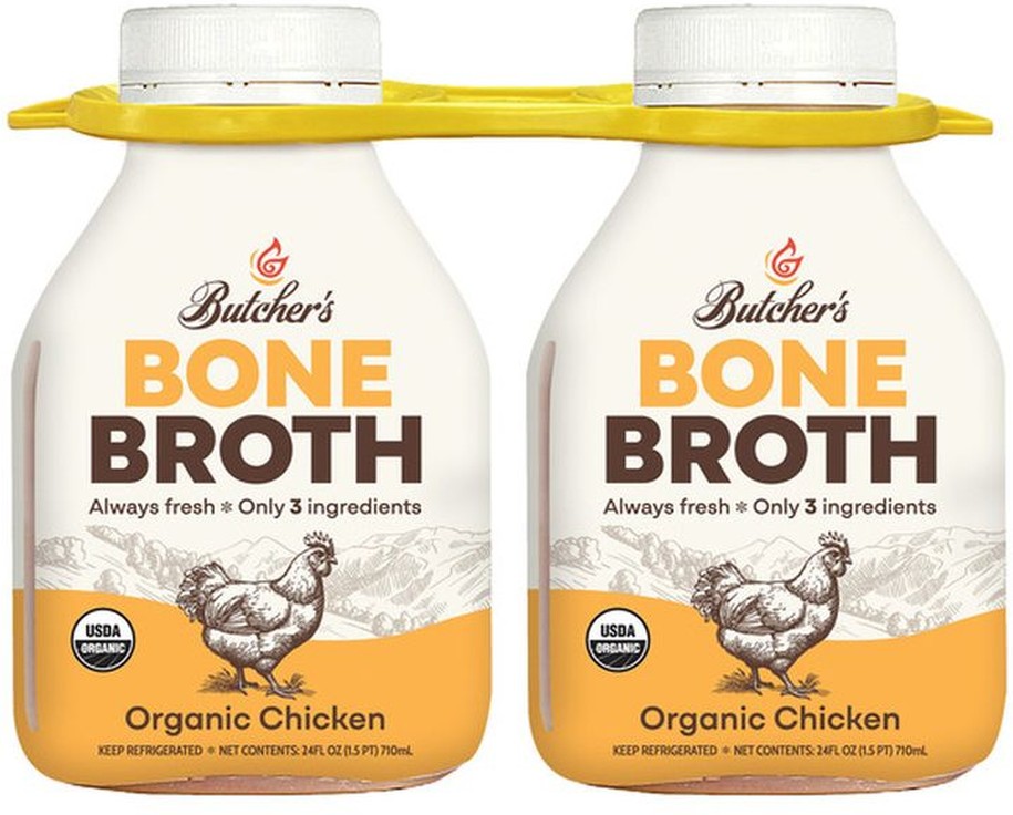 Organic Chicken Bone Broth, 24 oz, 2 count