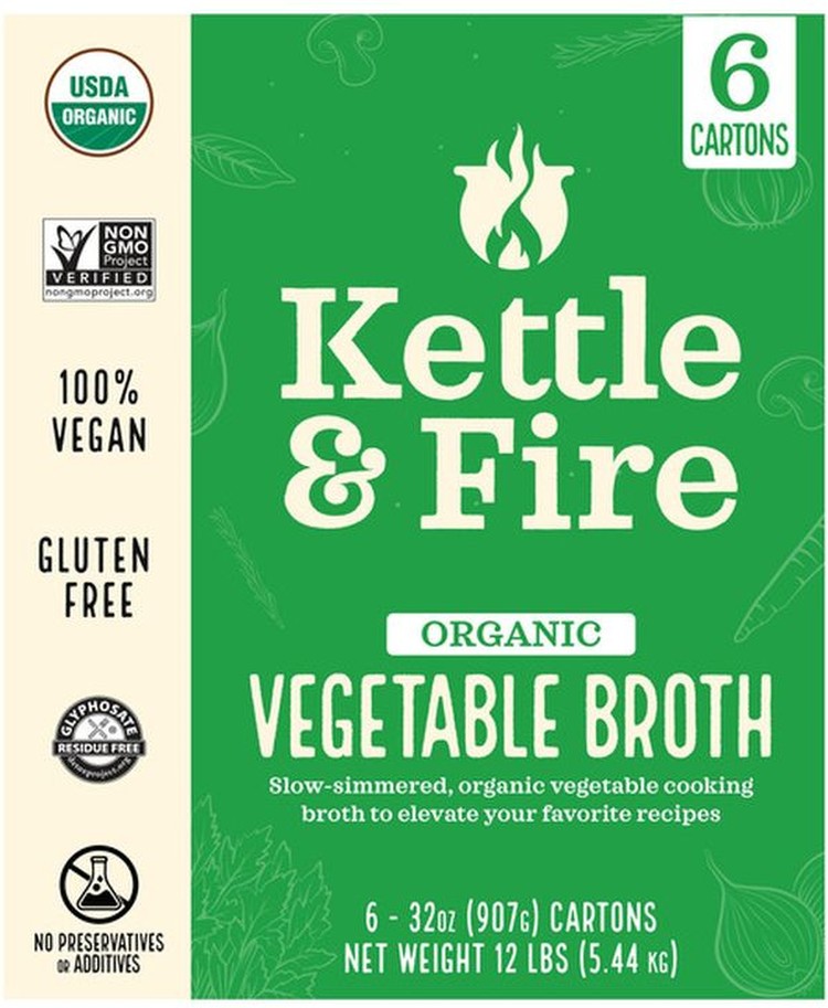 Organic Vegetable Broth, 32 fl oz, 6-count