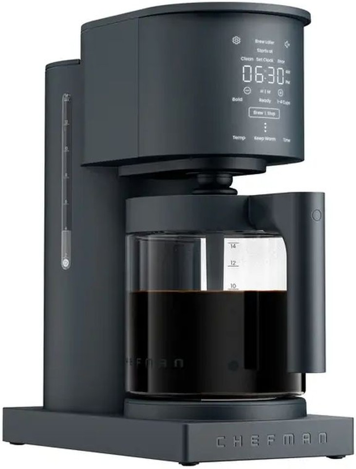 Caffeinator Drip 14-Cup Programmable Coffee Maker, Black