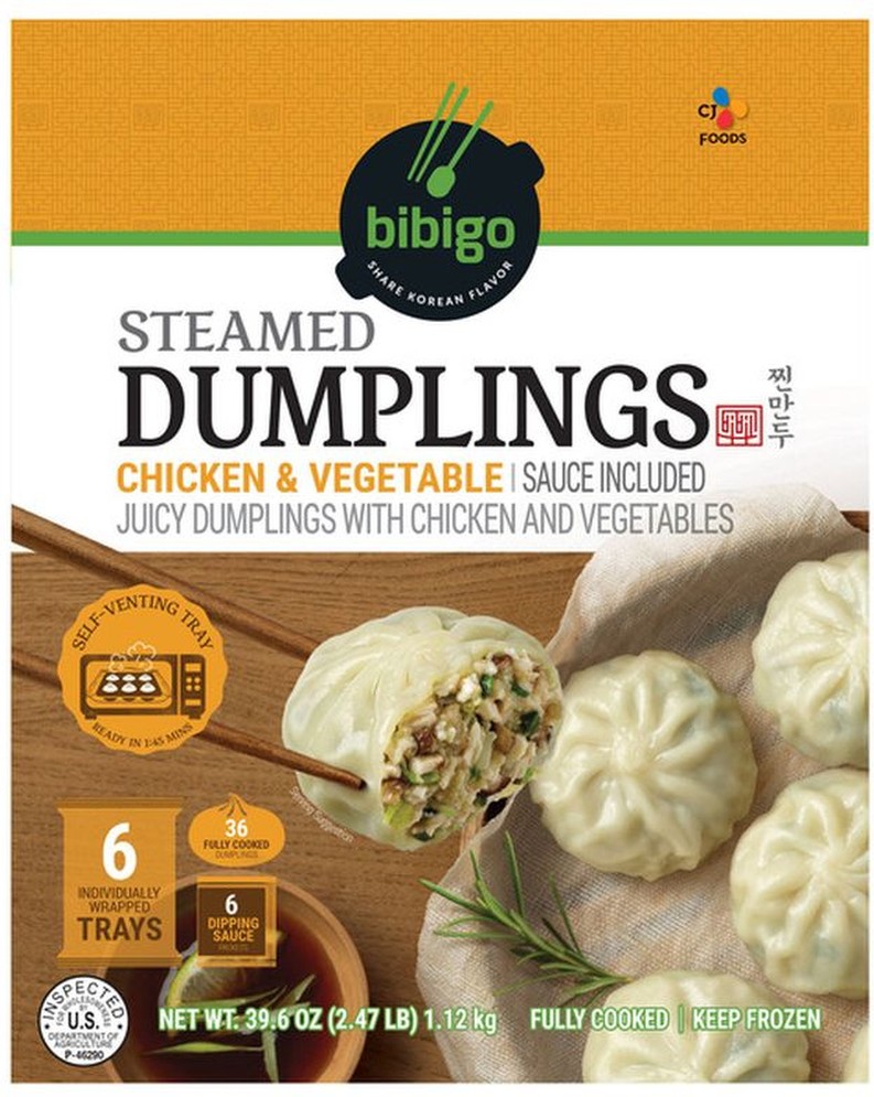 Steamed Dumplings, Chicken & Vegetable, 36-count