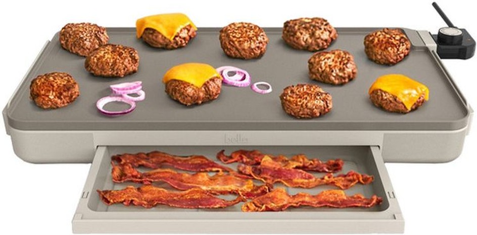 12" x 22" XL Griddle with Warming Tray