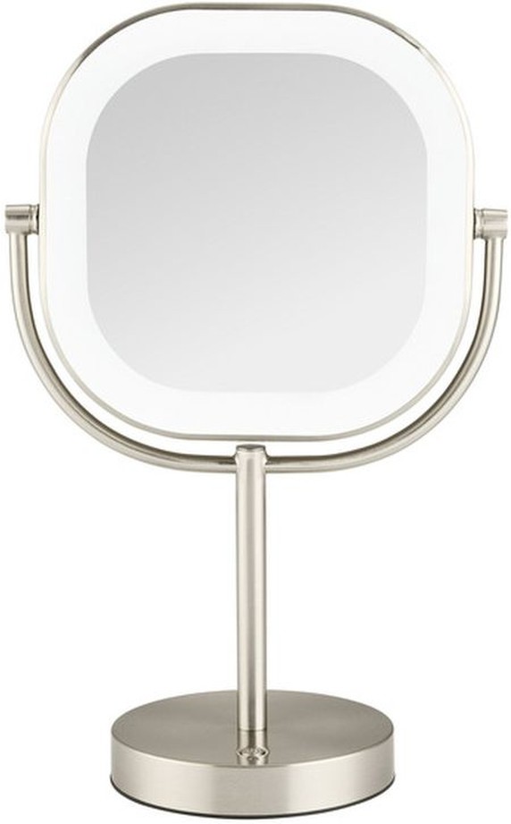 LED Double-Sided 1x/10x Magnification Rechargeable Mirror