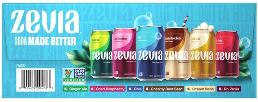 Soda 6 Flavor Variety Pack, 12 fl oz, 30-count