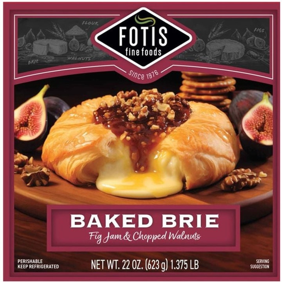 Baked Brie with Walnut And Fig