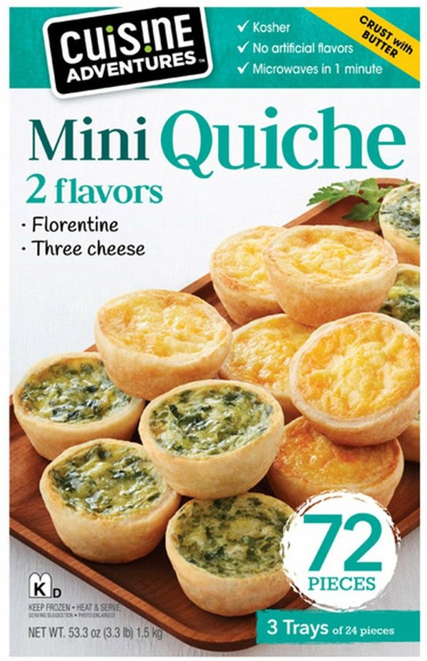 Mini Quiche, Variety Pack, 53.3 oz, 72-count