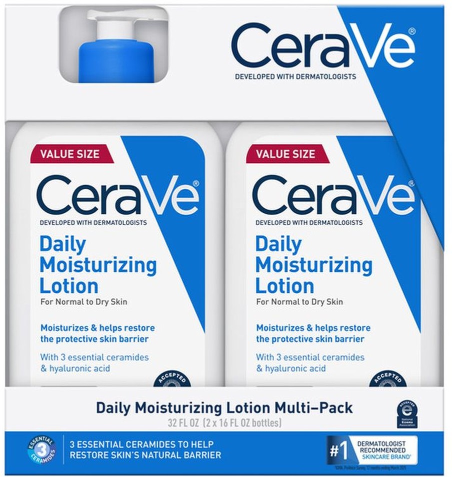 Daily Moisturizing Lotion, 16 fl oz, 2-count