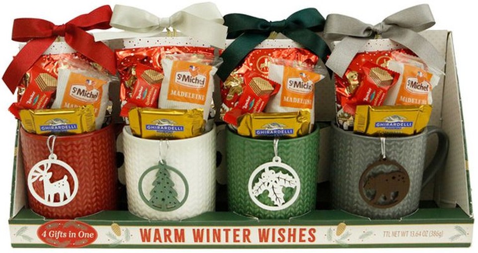 Holiday Mug Break Apart, 13.64 oz, 4-count