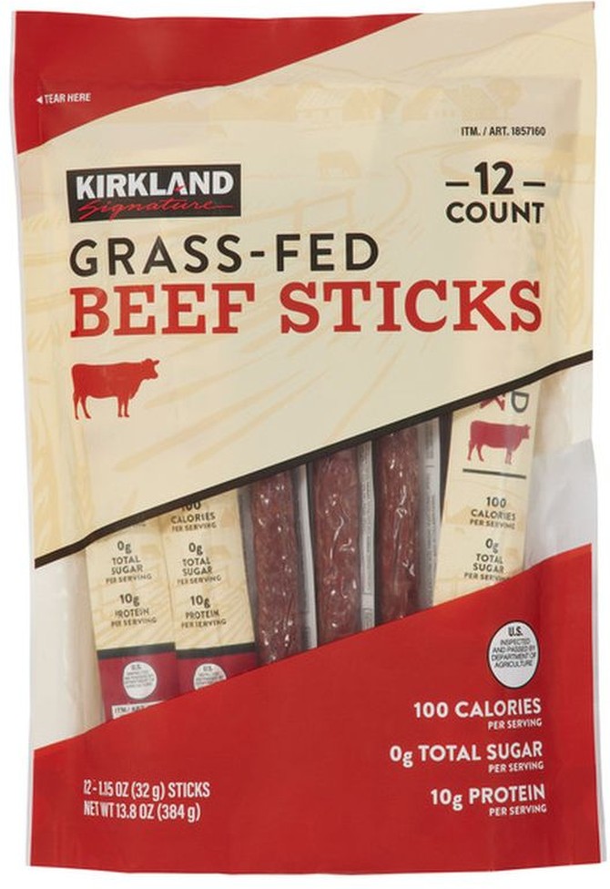 Grass-fed Beef Sticks, 1.15 oz, 12-count