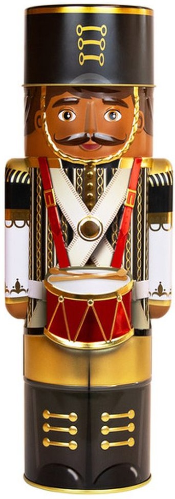 Nutcracker Tins with Chocolate Truffles, 12.3 oz, Assorted Colors