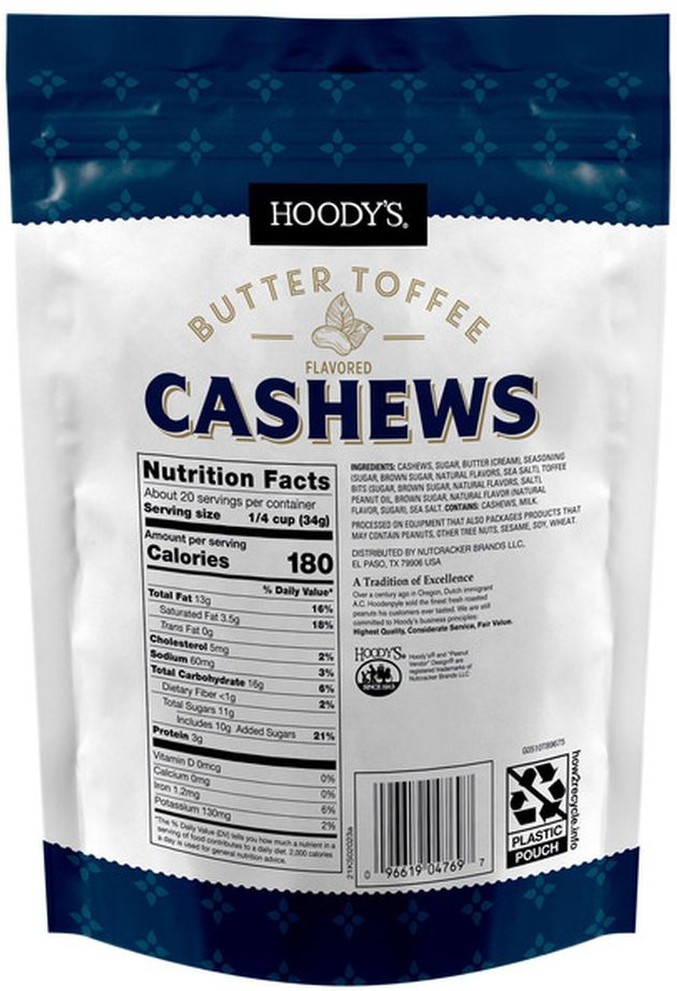 Butter Toffee Cashews, 24 oz