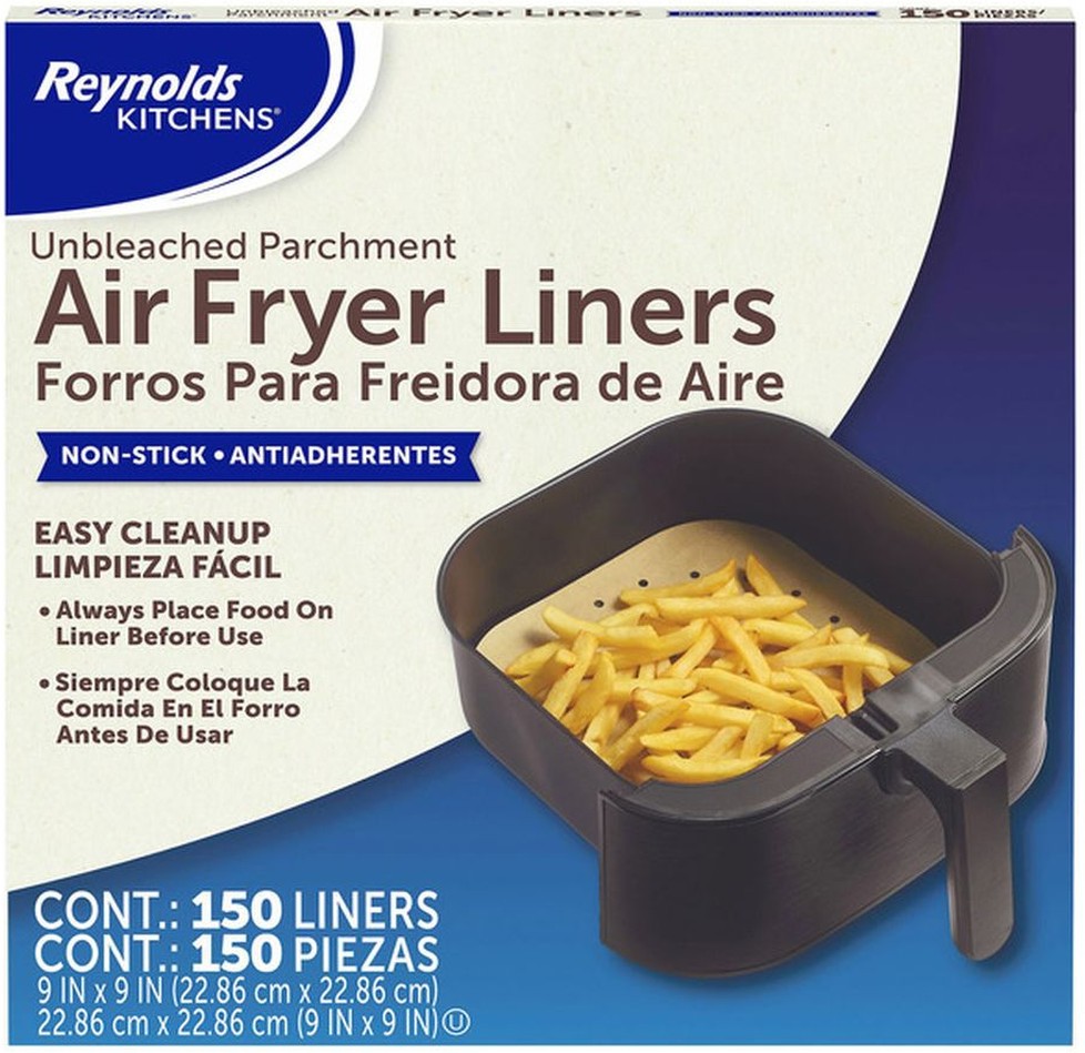 Air Fryer Liners, 9" x 9", 150-count