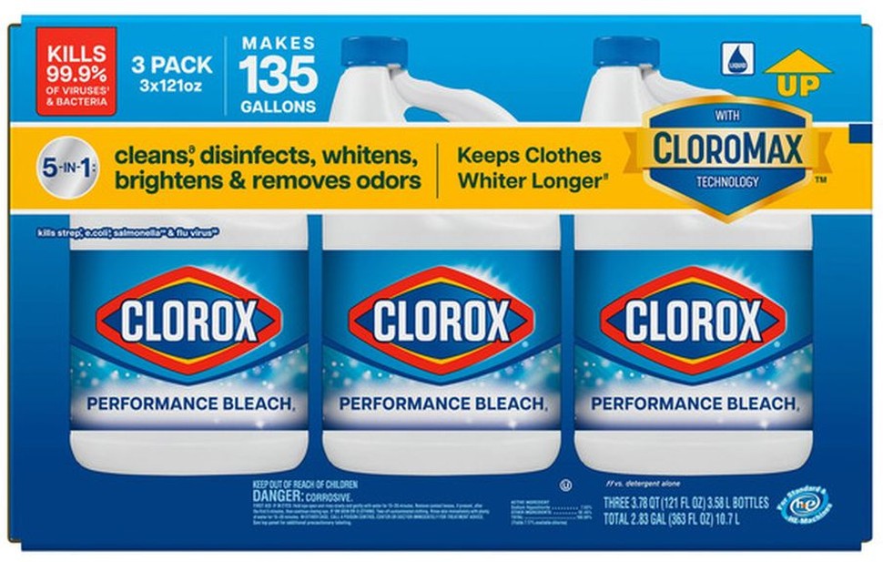 Performance Bleach, 121 fl oz, 3-count