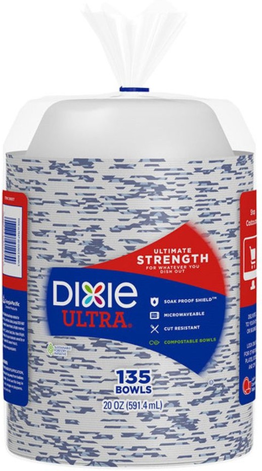 Ultra 20 oz Paper Bowl, 135-count