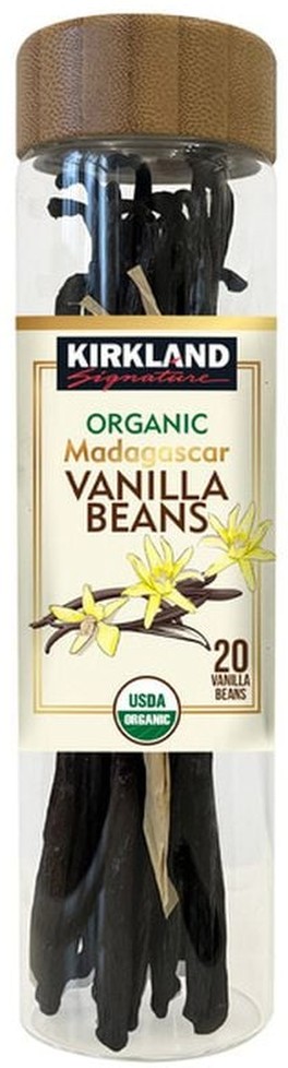 Organic Madagascar Vanilla Beans, 20ct