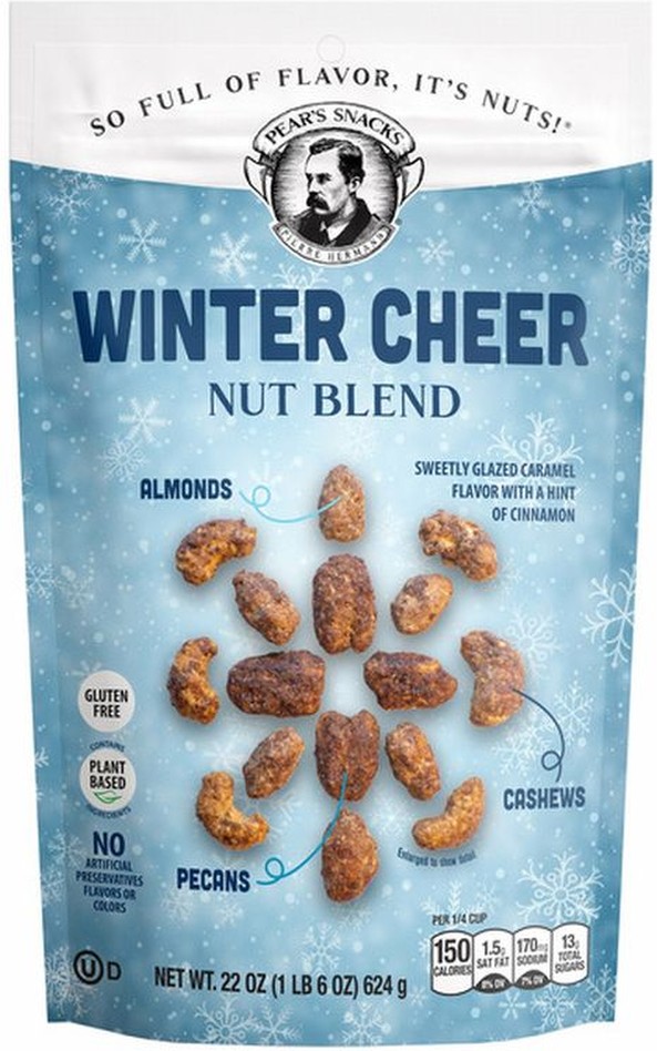 Pear's Snacks Winter Cheer Nut Blend, 22 oz