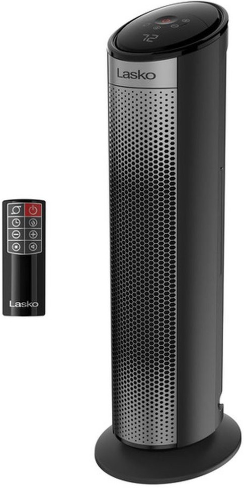 22" Digital Ceramic Tower Space Heater with Child Lock and Remote