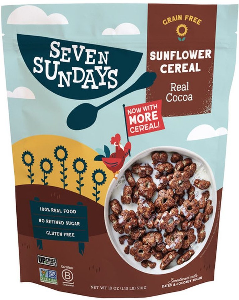 Real Cocoa Sunflower Cereal, 18 oz