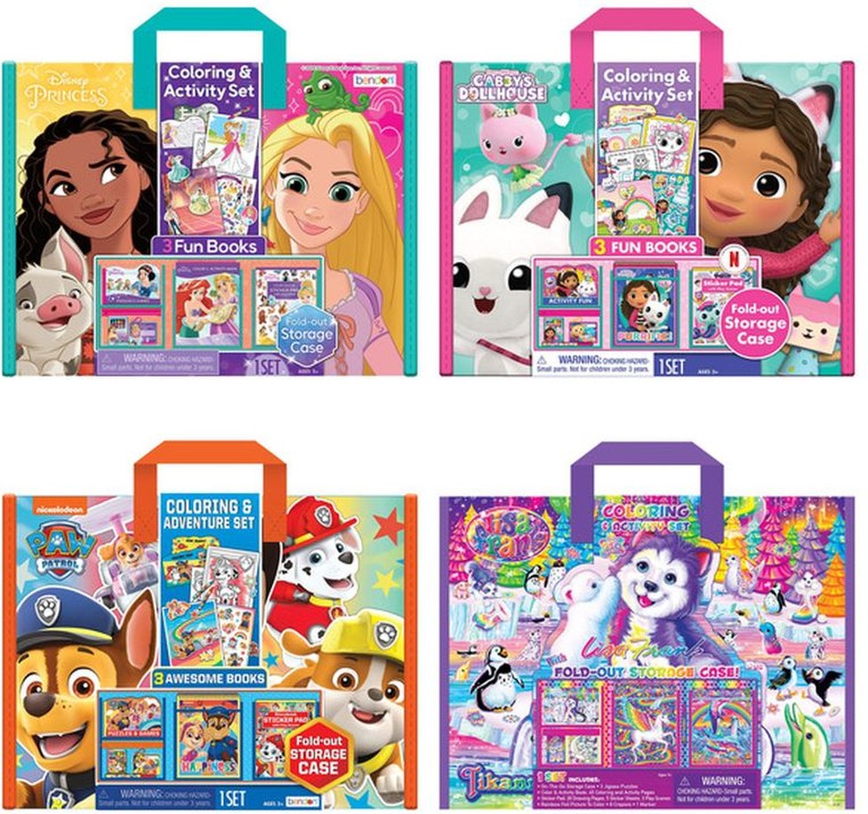 Trifold Coloring and Activity Set, Assorted
