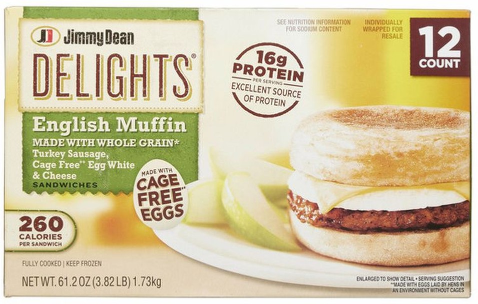 Turkey Sausage Muffin Cage Free, 12 ct