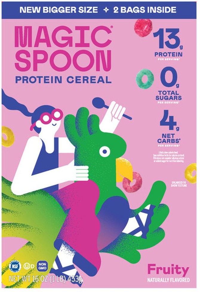 Fruity Protein Cereal, 8 oz, 2-count