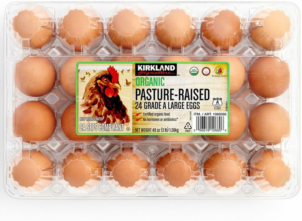 Organic Pasture-Raised Eggs, Large, 24-count