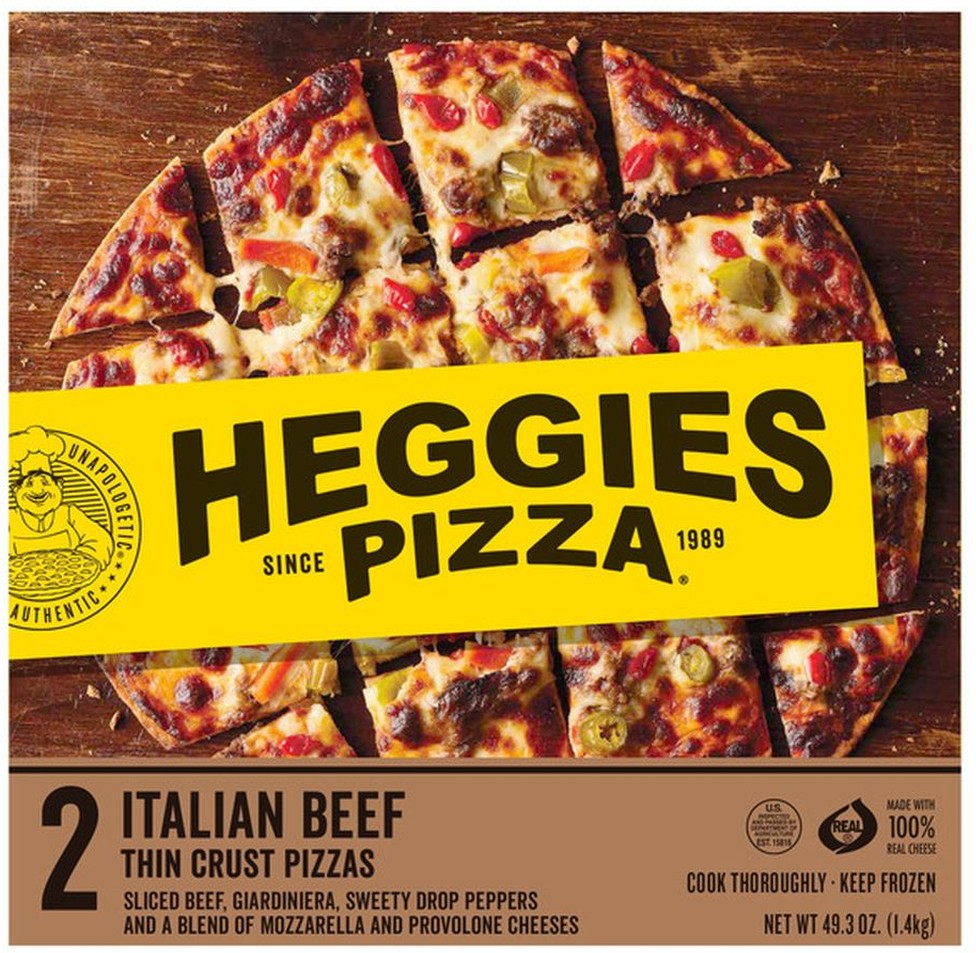 Italian Beef Thin Crust Pizza, 2 count